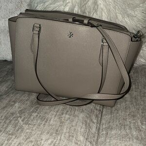 Tory Burch gray purse